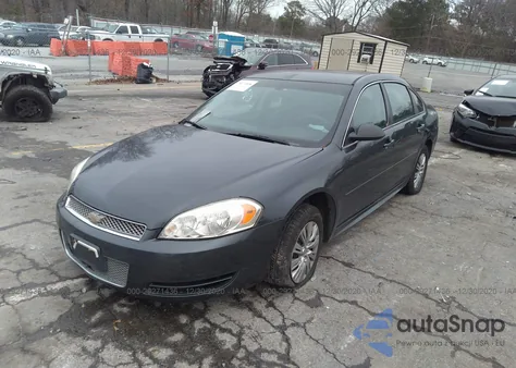 2012 Chevrolet Impala Lt z USA, uszkodzony, nr VIN 2G1WG5E31C1275948